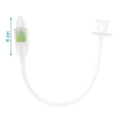 KioKids Aspirador Nasal para Bebés Succión Controlada Sin Filtros ni Perilla Fácil Lavado +0 Meses Transparente Fabricado en España