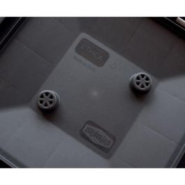 Stefanplast STE8003507688018 Jardinera Ethica Cuadrada con enrejado Grafito 38 L