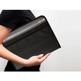 Liderpapel Carpeta Clasificadora Fuelle Polipropileno A4 13 Departamentos Cierre Negro