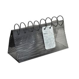 Calendario Vintage DKD Home Decor Negro Blanco Metal 34 x 13 x 21 cm