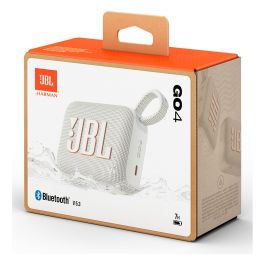 JBL GO 4 Altavoz Bluetooth Portátil 4.2W Blanco, 7h Reproducción, IP67, Bluetooth 5.3