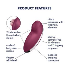 Masajeador erótico Satisfyer Rojo