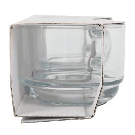 LAV - Set de 2 Tazas Ares 27 cl para Café o Leche, Dimensiones: 11,5 cm de largo x 8,7 cm de ancho x 6,5 cm de alto (12 Unidades)