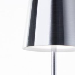 Lámpara de mesa exterior - BRILLIANT - XAANA - Recargable - Cromo - LED - 2W - 160lm - CCT - DIM - USB - IP44 Lámpara de mesa exterior - BRILLIANT - XAANA - Recargable - Cromo - LED - 2W - 160lm - CCT - DIM - USB - IP44