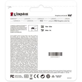 Kingston Canvas Select Plus microSDXC 64GB 100MB/s con Adaptador