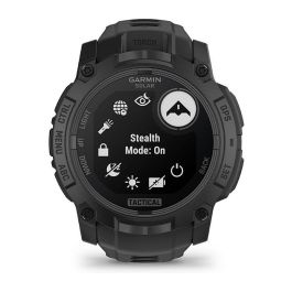 Garmin Instinct® 3 Solar Tactical Edition - Reloj Inteligente GPS, 50 mm, Pantalla AMOLED Táctil, Energía Solar, 40 Días Batería, Negro, Unisex