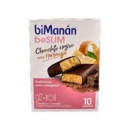 BIMANAN Barritas Sustitutivas Chocolate Negro y Naranja para Control de Peso, con 12 Vitaminas y 11 Minerales, Expositor 10 unidades Precio: 153.5000005. SKU: B123E6CHQ5