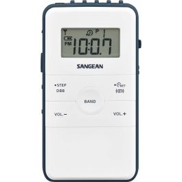 Radio Portátil Sangean DT-140 Azul Blanco