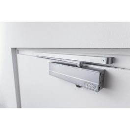 Abus AC7303 S Cierrapuertas de Cierre Seguro y Silencioso para Puertas de hasta 96 cm, Soporta 60 kg