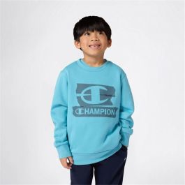 Sudadera sin Capucha Niño Champion Graphic Shop Azul Agua L