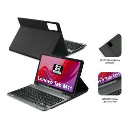 Subblim KeyTab Pro BT Funda con Teclado Inalámbrico para Lenovo Tab M11, Bluetooth 5.2, QWERTY Español, Batería Larga Duración