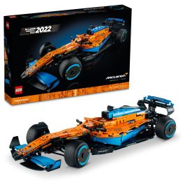 Lego 42141 Technic The McLaren Formula 1 2022 Race Car, modelo a escala F1, kit de construcción para adultos