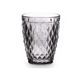 Vaso Diamante Gris 250 ml - Vidrio - 8x10x8 cm - Vivalto (24 Unidades) Vaso Diamante Gris 250 ml - Vidrio - 8x10x8 cm - Vivalto (24 Unidades)