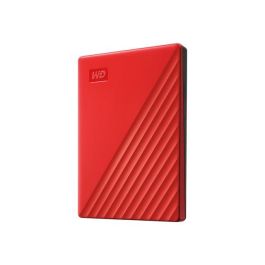 Western Digital WD WDBPKJ0040BRD My Passport - Disco Duro Externo Portátil 4TB USB 3.2 Gen 1 AES de 256 bits Rojo