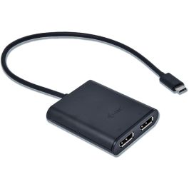 Adaptador USB-C i-Tec C31DUAL4KDP Thunderbolt 3