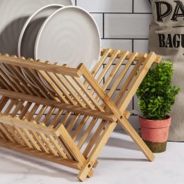 Escurreplatos Bambú Plegable Cook Concept