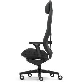 Fractal Design FD-CH-RE1F-01 Silla Gaming Refine Fabric Dark, Peso Máximo 125 kg, Respaldo y Reposabrazos Ajustables, Color Negro