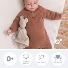 Doomoo DOO5400653010275 You&Me Edredón Bebé Reversible y Reconfortante con 2 Cuerpos para Olor de Padres, Beige