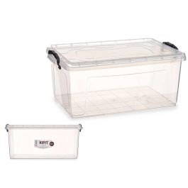 Caja Plastico Ordenacion Transparente 22L Kipit 32X20CM (6 Unidades) Precio: 58.49999947. SKU: B18SSNXDXH