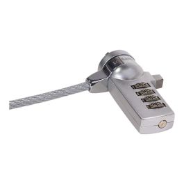 Logilink Cable antirrobo para portátil con combinación de 4 cifras, 1.50 metros, acero