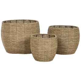 Macetero Urban DKD Home Decor Marron 43 x 37 x 43 cm Set de 3 (2 Unidades) Precio: 97.59000053. SKU: B1GE2BY6VF