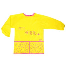 Createur de Genie Delantal Niños con Mangas y Bolsillos para Pintura o Cocina, Tallas 3-8 Años, PVC, 43x54 cm