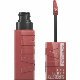 Maybelline SUPERSTAY VINYL INK liquid lipstick #35-cheeky - Labial efecto vinilo, 16 horas de color intenso, tecnología de vinilo fijo, 4.2 ml