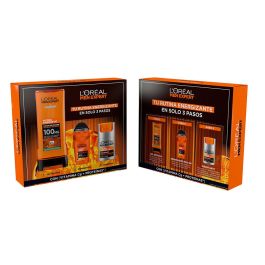 L'Oréal Paris HYDRA ENERGETIC ESTUCHE 3 pz Set de Baño e Higiene Hombre Gel de Ducha 400 ml Desodorante Roll-on Hidratante 50 ml Ilumina Suaviza Refresca