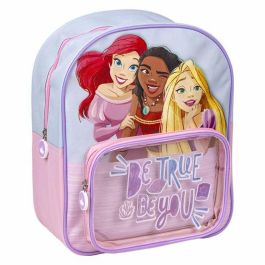 Mochila Escolar Disney Princess Azul