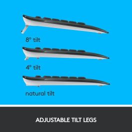 Logitech MK540 ADVANCED Combo Teclado y Ratón Inalámbricos, Ergonómico, Full-size, Batería Extrema 36/18 meses con Receptor USB Unifying