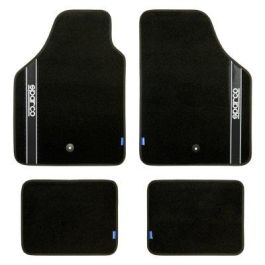 Sparco Alfombra Strada 2012 B Negro Cs 6 03763BNR Moqueta Negro Diseño Deportivo Fácil Limpieza