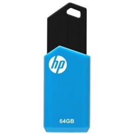 HP v150w 64GB USB 2.0 Flash Drive (Negro/Azul)
