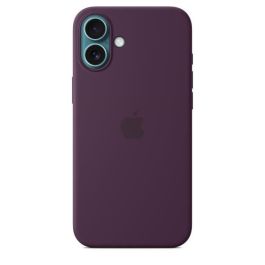 APPLE iPhone 16 Plus - Funda de Silicona con MagSafe - Ciruela APPLE iPhone 16 Plus - Funda de Silicona con MagSafe - Ciruela
