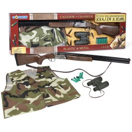 Gonher 617/0 Set de Cazador con Chaleco, Escopeta de Metal, Prismático y Cartuchos, +4 años Precio: 33.7900002. SKU: S2404573