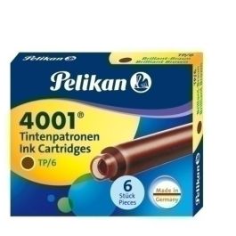 Tinta Estilografica Pelikan Caja 6 Cartuchos Tp/6 Marron (311928) Precio: 1.49999949. SKU: B1KD53ZCSD