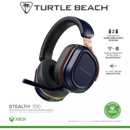 Turtle Beach Stealth 700 GEN 3 Auriculares Inalámbricos para Juego Xbox Series X|S, Xbox One Cobalt