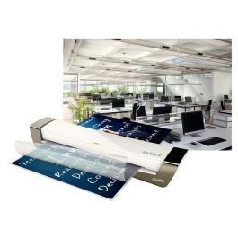 Plastificadora Leitz Ilam Office Din A3 Con 2 Rodillos Hasta 125 Mc Color Plata