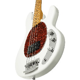 Sterling by Music Man Ray24Ca M/M Bajo Eléctrico StingRay Classic Olympic White - Preamplificador Activo 2 Bandas