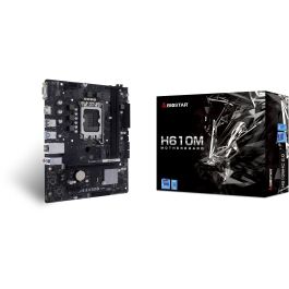 Biostar H610MHC 2.0 Placa Base Micro ATX Socket LGA 1700 DDR4 para Intel Core i3 12th/13th/14th Gen