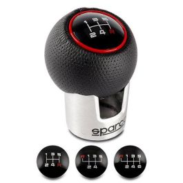 Spc SPC0105BK Pomo de cambio universal para coches manuales, diseño deportivo y elegante Negro-Rojo, fácil instalación Precio: 27.50000033. SKU: S3722105