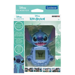 Lexibook Consola Disney Stitch Pantalla LCD Incluye 3 Juegos del Universo Disney Stitch