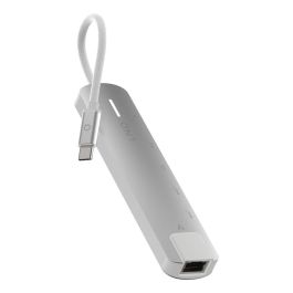 Hub USB Linq Byelements LQ49061 Blanco Gris
