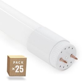 Pack 25 Tubos LED T8 18W 2520Lm 6000ºK Cristal 120Cm 40.000H [HO-LM1063-CW]