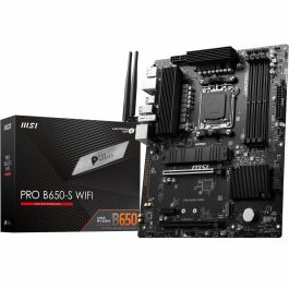 MSI PRO B650-S WiFi Placa Base ATX para AMD Ryzen 7000 Series, Zócalo AM5, Chipset B650, DDR5, Wi-Fi 6E, 2.5 Gigabit Ethernet Precio: 159.95000043. SKU: B1G5GAYJ2V
