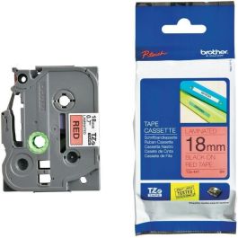 BROTHER Cinta laminada rojo/negro 18mm Precio: 16.50000044. SKU: B1BCVBLCC3
