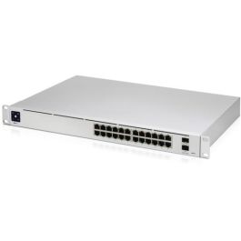 Ubiquiti USW-Pro-24 M RM UniFi Switch PoE+ de 24 Puertos Gigabit + 2 SFP+, Gestionado, Montaje en Rack