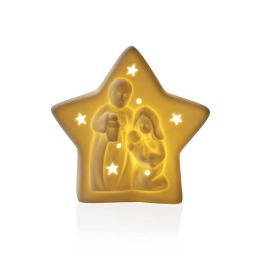 Adorno Navideño Versa Blanco Nacimiento/Belén 5,5 X 12,3 X 12,4 CM Figura Decorativa