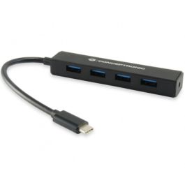 Conceptronic Adaptador Hub USB Tipo C a 4 Puertos USB 3.0, CTC4USB3 - Negro Precio: 20.50000029. SKU: S7803105