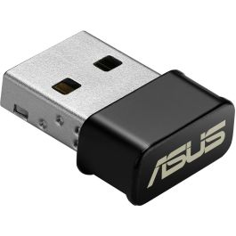 Asus 90IG03P0-BM0R10 Adaptador USB WiFi USB-AC53 Nano AC1200 Dual-Band 802.11ac MU-MIMO Ultra Pequeño para Gaming y Streaming