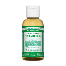Dr Bronner'S Jábon Líquido Almendras 60 mL Precio: 3.50000002. SKU: B1AWWKJEHT